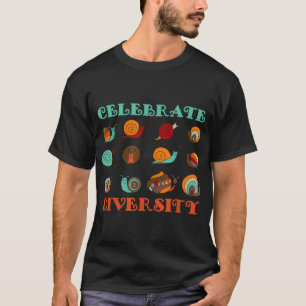 Celebrate Diversity Garden Cottagecore Apparel Cut T-Shirt