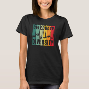 Celebrate Diversity Golf Player Golfing Golfer Gra T-Shirt