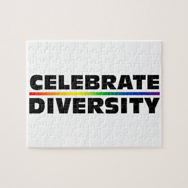 Celebrate Diversity Jigsaw Puzzle (Horizontal)