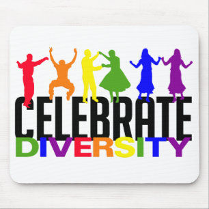 Celebrate Diversity mousepad