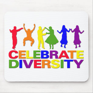 Celebrate Diversity mousepad