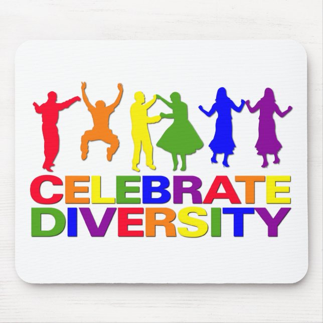 Celebrate Diversity mousepad (Front)