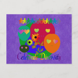 Celebrate Diversity Postcard
