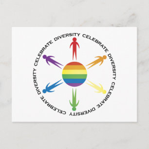 Celebrate Diversity Postcard