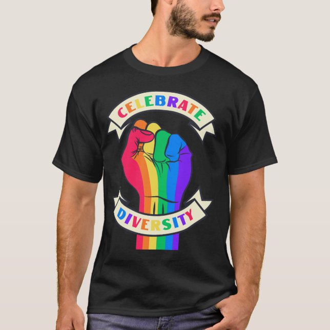 Celebrate Diversity T-Shirt (Front)