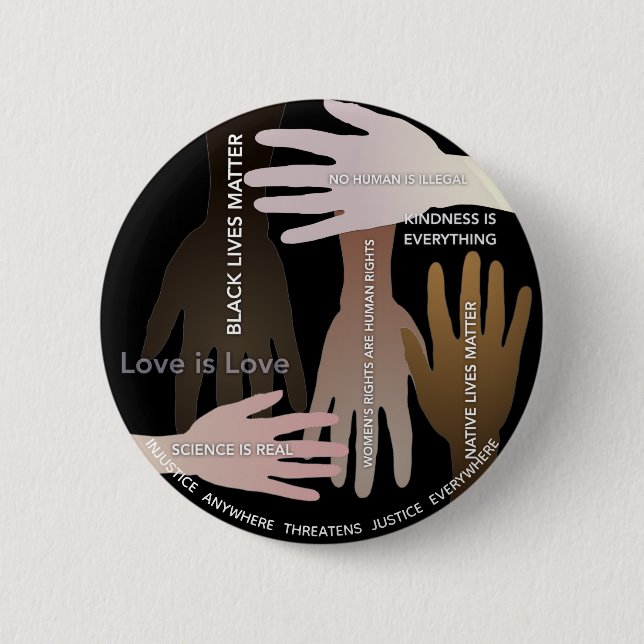 Celebrate Diversity | We Believe 6 Cm Round Badge (Front)