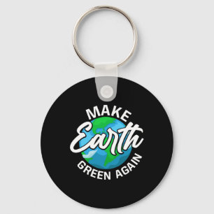 Celebrate Earth Day Environmental Protection Natur Key Ring