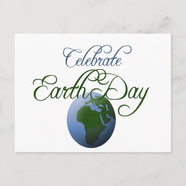 Celebrate Earth Day Postcard (Front)