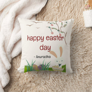 Celebrate Easter: A Day of Joy and Renewal Cushion