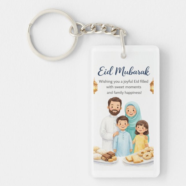 Celebrate Eid with This Unique Medal Key Ring (Front)