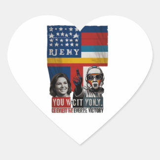Celebrate Every Victory Heart Sticker
