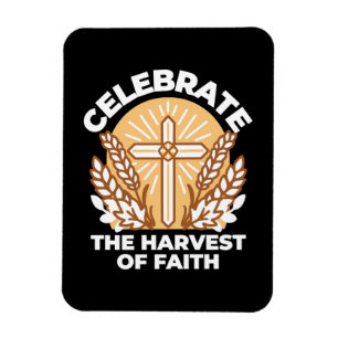Celebrate Faith with Harvest – Inspirational Art Magnet