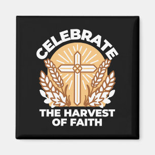 Celebrate Faith with Harvest – Inspirational Art Magnet