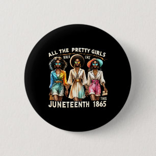 Celebrate Freedom Celebrating Black Women Juneteen 6 Cm Round Badge
