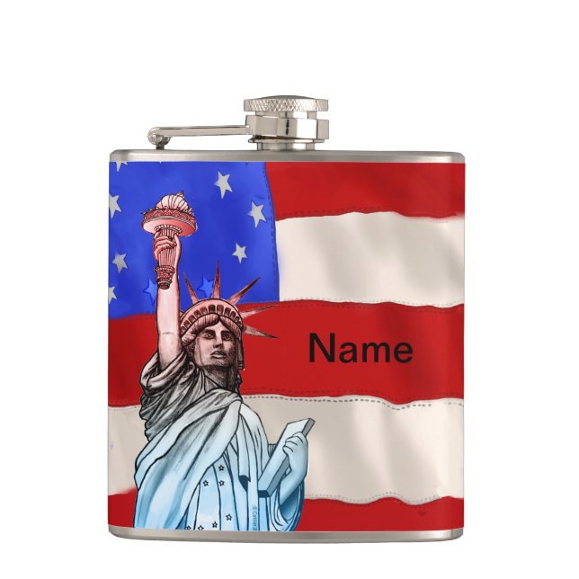 Celebrate Freedom Hip Flask (Front)