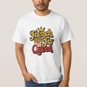 Celebrate French Fries with Fun Artwork T-Shirt