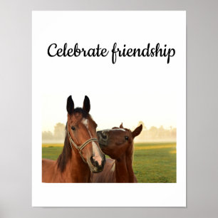 Celebrate friendship Quote Print