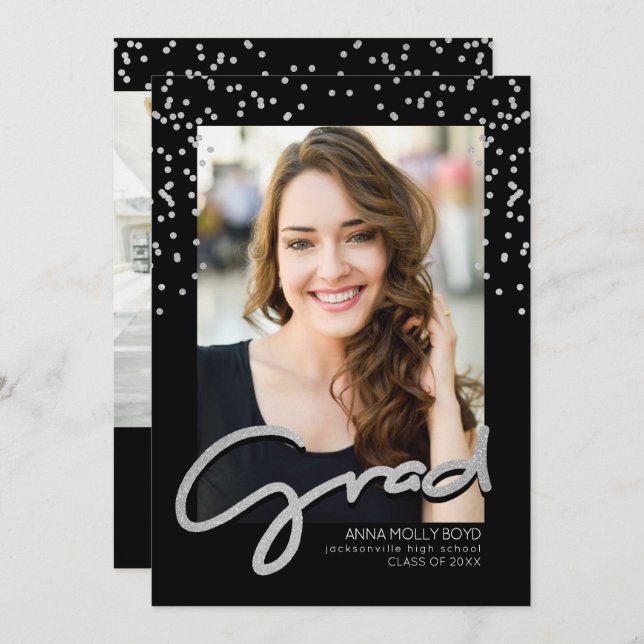Celebrate Good Times, Graduation Announcements (Front/Back)