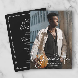 Celebrate Graduate Photo Graduation Announcement