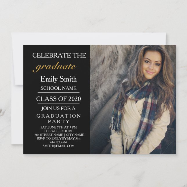 Celebrate Graduation Party Invitation (Front)