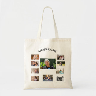Celebrate Grandmas Love 10 photos  Tote Bag