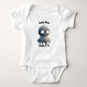 Celebrate Halloween with Cute 'Little Boo' Baby Bodysuit