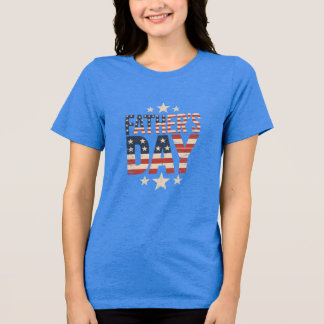 Celebrate Happy Father's Day with Love Tri-Blend Shirt