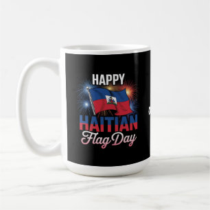 Celebrate Happy Haitian Flag Day Pride  T-Shirt Coffee Mug