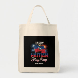 Celebrate Happy Haitian Flag Day Pride T-Shirt Tote Bag