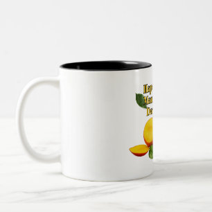 Celebrate Happy Mango Day: Juicy Mangoes in Full B Two-Tone Coffee Mug