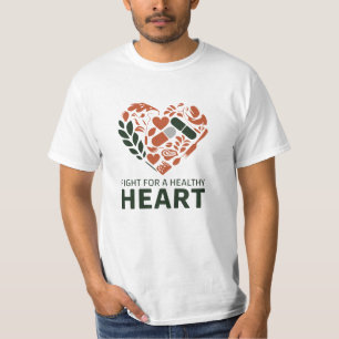 Celebrate Heart Health with Unique Designs T-Shirt