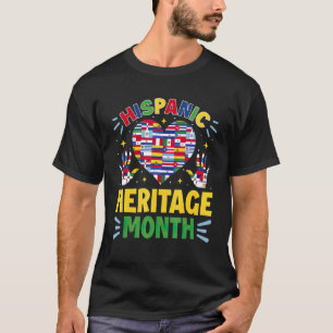Celebrate Hispanic Heritage Month Latina Power Cut T-Shirt