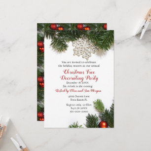 Celebrate Holiday Season Christmas Party  Invitation
