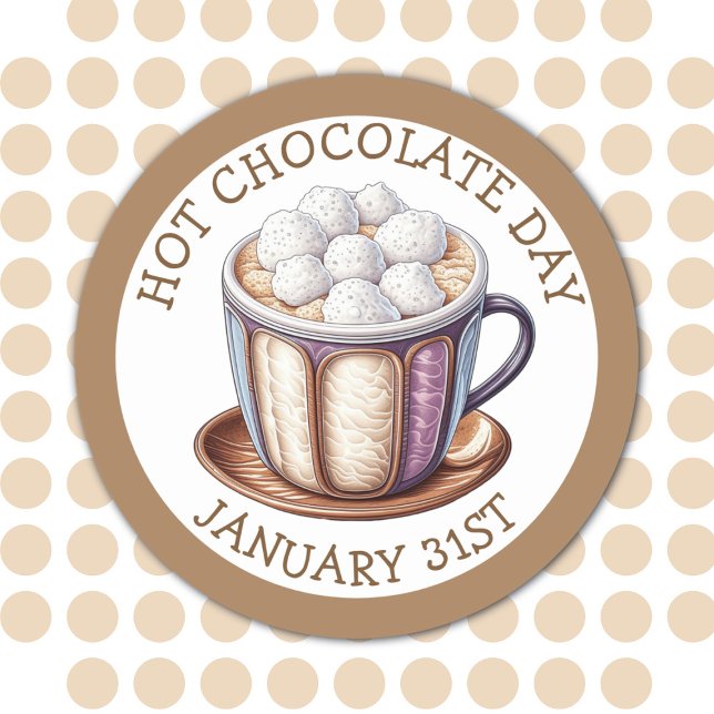 Celebrate Hot Chocolate Day, January 31st stickers (Creator Uploaded)