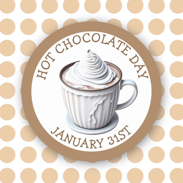 Celebrate Hot Chocolate Day, January 31st stickers (Creator Uploaded)