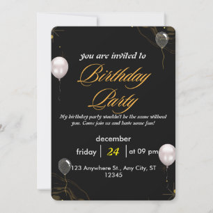 Celebrate in Style - Personalised Birthday Card