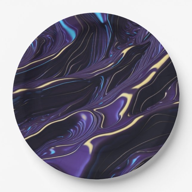 "Celebrate in Style: Personalised Paper Plates" Paper Plate (Front)