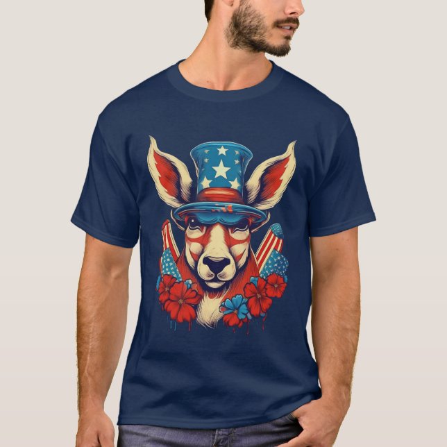 Celebrate in Style with Fourth of July T-Shirts  (Front)