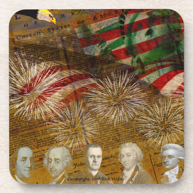 Celebrate Independence Day Coaster (Front)
