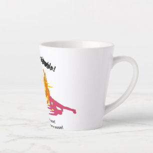 Celebrate International Kids Yoga Day April 8 Latte Mug