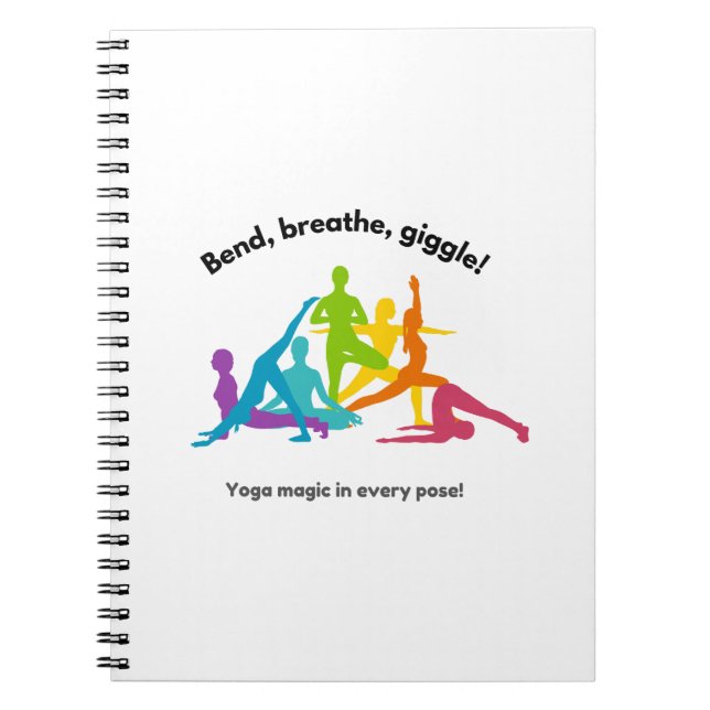 Celebrate International Kids Yoga Day April 8 Notebook (Front)