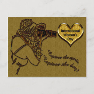 Celebrate - International Woman's Day Postcard