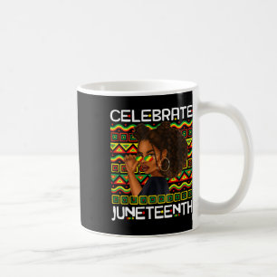 Celebrate Juneteenth 1865 African American Freedom Coffee Mug