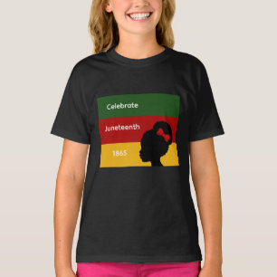 Celebrate Juneteenth 1865 Girls T-Shirt