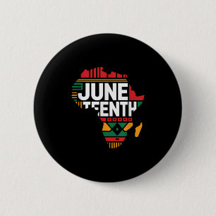 Celebrate Juneteenth, African Freedom History Prid 6 Cm Round Badge