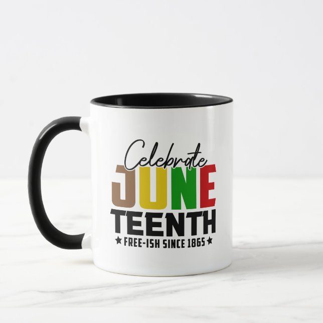 Celebrate Juneteenth Coffee Mug (Left)