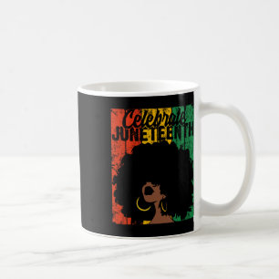 Celebrate Juneteenth Retro African Colours Womens Coffee Mug