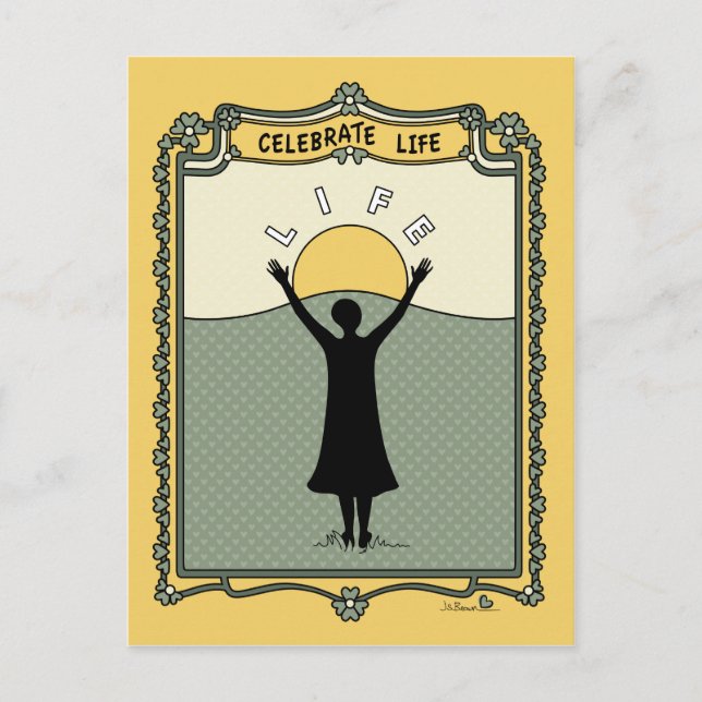 Celebrate Life C_ Postcard (Front)
