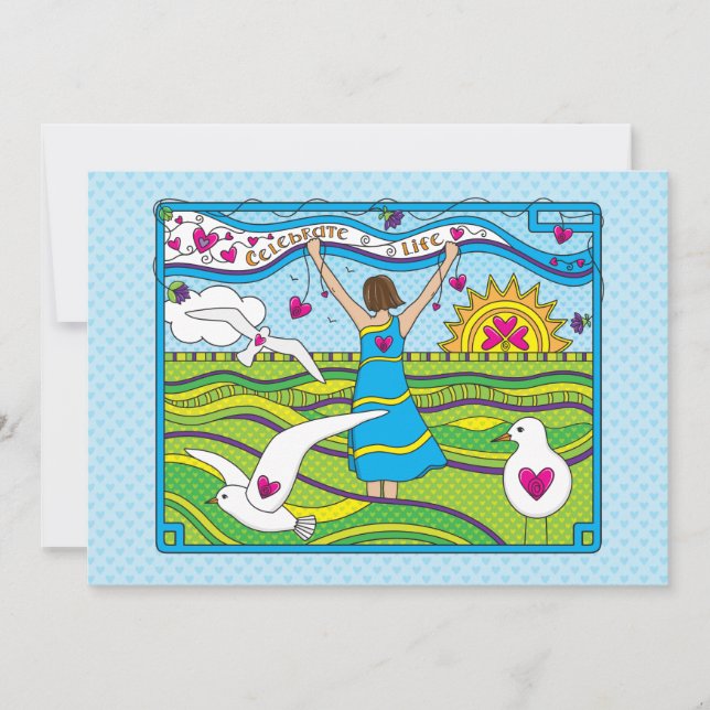 Celebrate Life_Flat Card 7"x5" (Front)