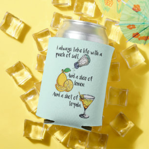 Celebrate life, funny sayings gift can cooler